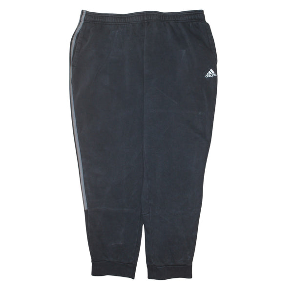 Adidas 90's 3 Stripes Casual Joggers / Sweatpants XLarge Black