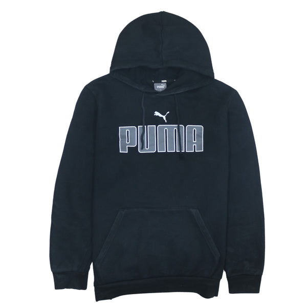 Puma 90's Spellout Pullover Hoodie Medium Black