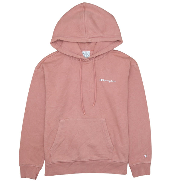 Champion 90's Vintage Pink Pullover Hoodie, Medium