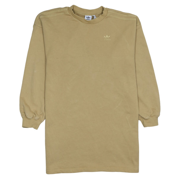 Adidas 90's Lightweight Crew Neck Sweatshirt Large  Yellow