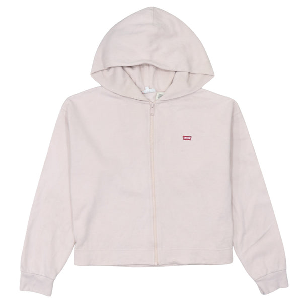 Levi's 90's Lightweight Full Zip Up Hoodie Medium Pink