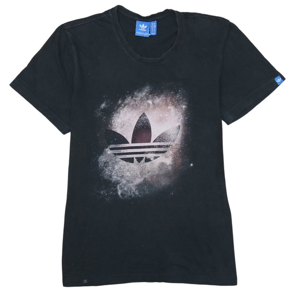 Adidas 90's Spellout Short Sleeves T Shirt Medium Black