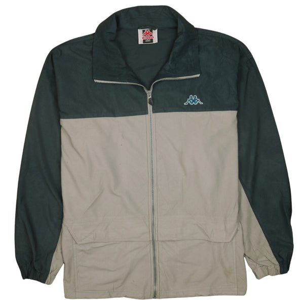 Kappa 90's Lightweight Full Zip Up Windbreaker XXLarge (2XL) Green