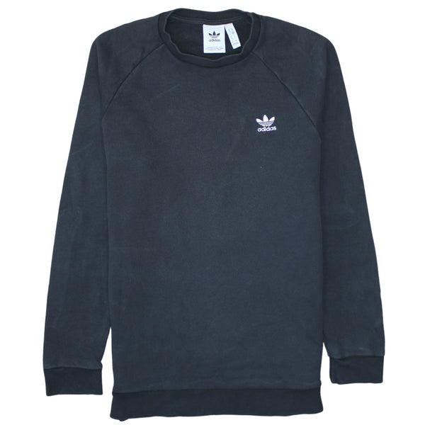 Adidas 90's Lightweight Crew Neck Sweatshirt Medium Black