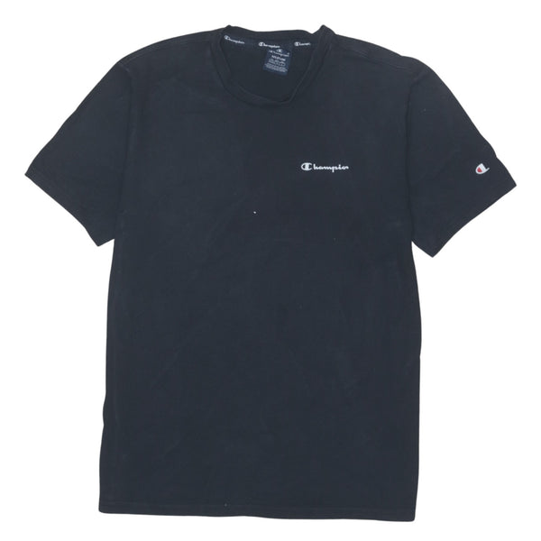 Vintage 90's Champion Black Crew Neck T Shirt Men's Medium