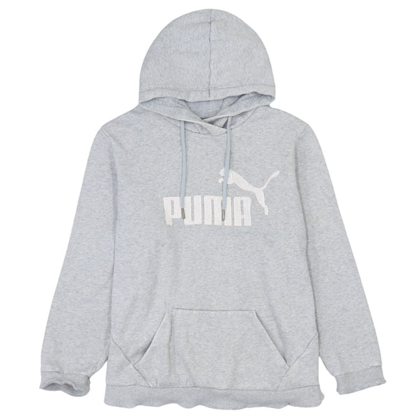 Vintage 90's Puma Spellout Pullover Hoodie XXLarge Grey