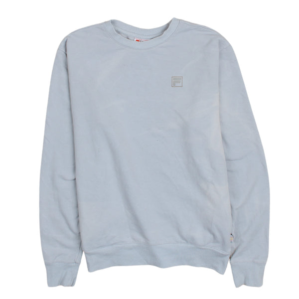 Fila 90's Heavyweight Crew Neck Sweatshirt Small Blue