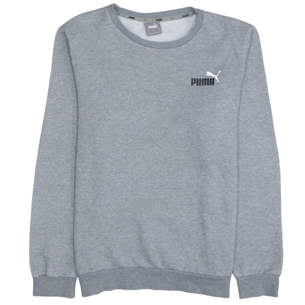 Puma 90's Lightweight Crew Neck Sweatshirt Medium Grey