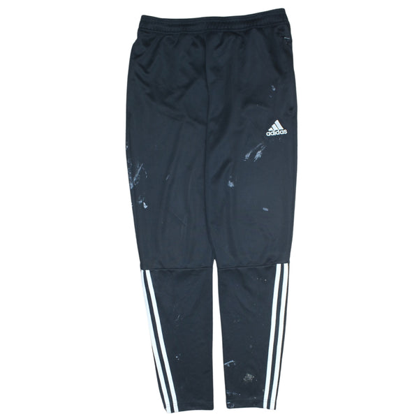 Adidas Vintage 90s Men's Medium Black Elastic Waist Drawstring Pants
