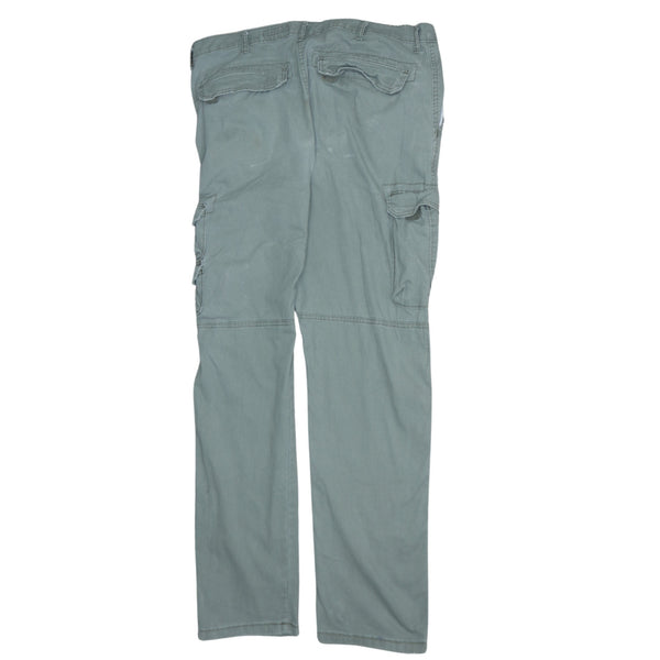 Vintage 90's Wrangler Grey Casual Cotton Trousers Pants Size 31