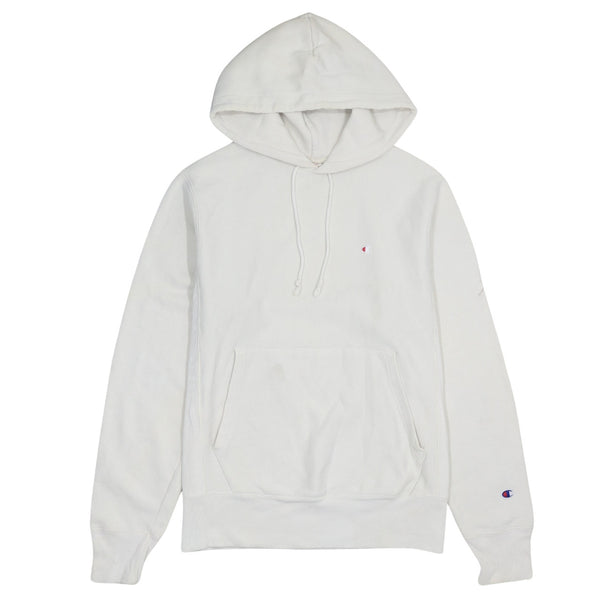 Champion 90's Lightweight Pullover Hoodie Small White
