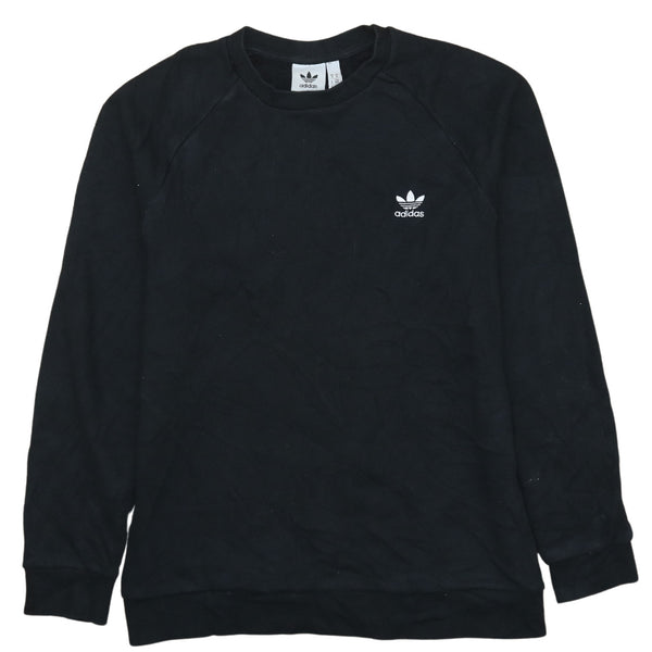 Adidas 90's Vintage Heavyweight Black Sweatshirt Men's Medium