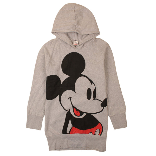 Vintage 90's Disney Mickey Mouse XLarge Pullover Hoodie Grey Women's