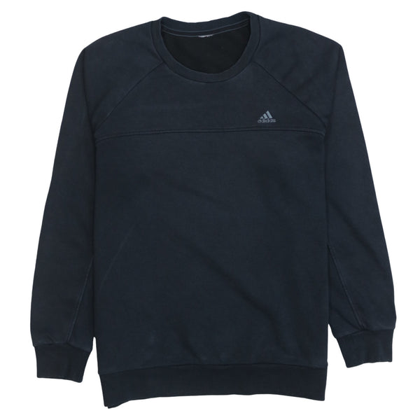 Adidas 90's Lightweight Crew Neck Sweatshirt Large  Black