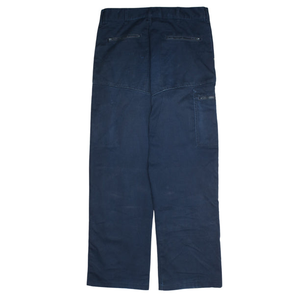 Dickies 90's Navy Blue Lightwash Baggy Trousers 32