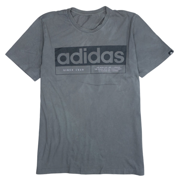 Adidas 90's Spellout Spellout T Shirt XLarge  Grey