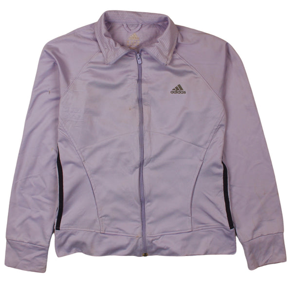 Adidas 90s Vintage Track Jacket Sweatshirt Medium Purple Zip Up