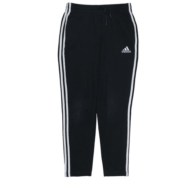 Adidas 90's 3 Stripes Casual Joggers / Sweatpants Medium Black