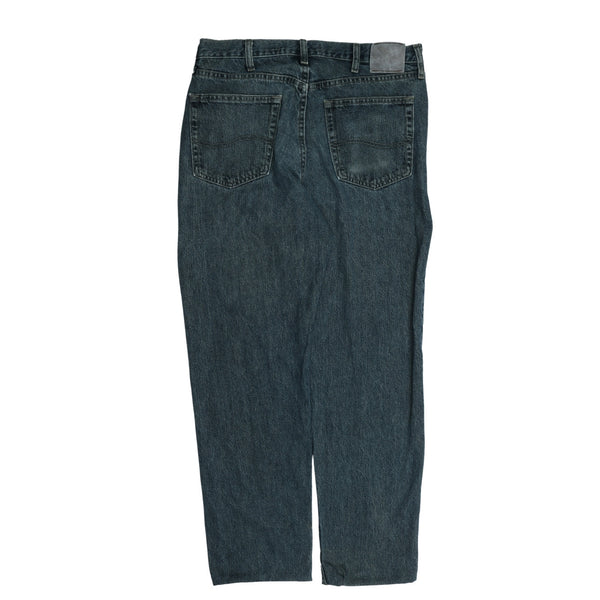 Lee Vintage 90's Men's Navy Blue Straight Leg Baggy Pants 36