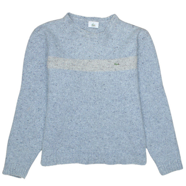 Vintage Lacoste 90's Lightweight Crew Neck Sweatshirt Men's Large Grey