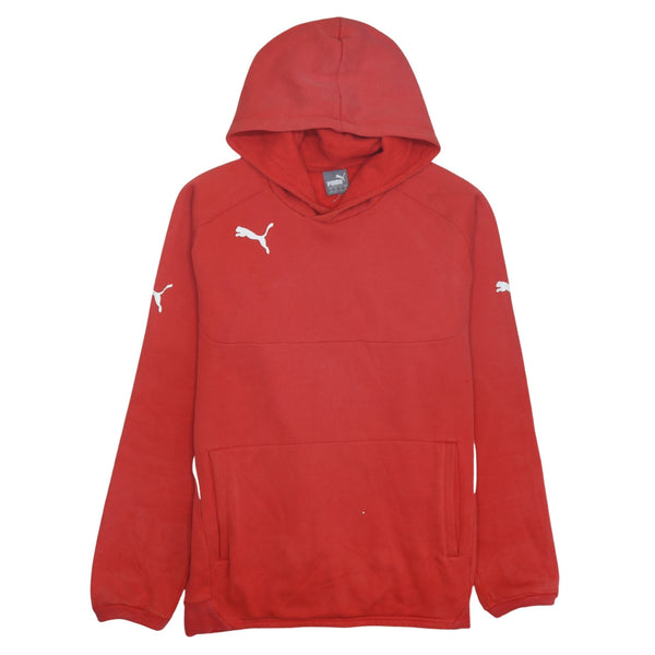 Puma 90's Sportswear Pullover Hoodie Medium Red