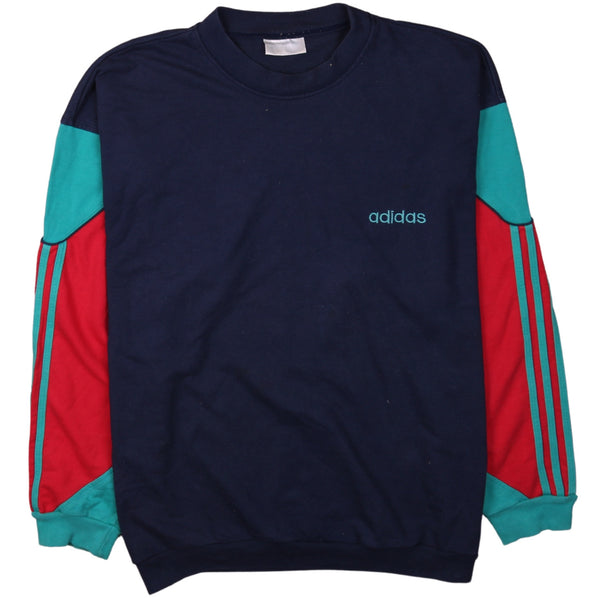 Adidas 90's Crew Neck Sweatshirt XXLarge (missing sizing label) Navy Blue