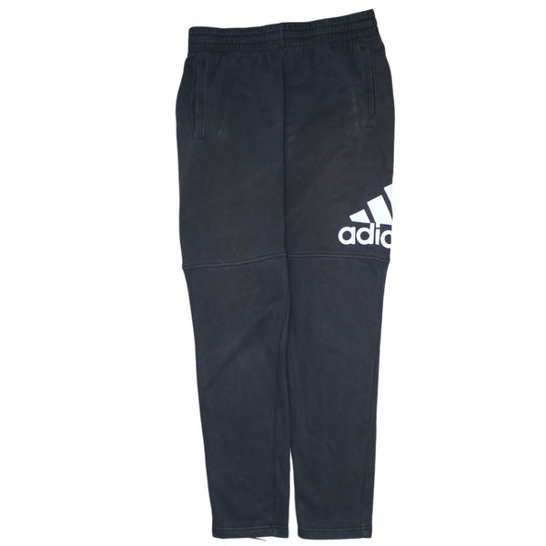 Adidas 90's Black Elasticated Joggers Sweatpants Women's L