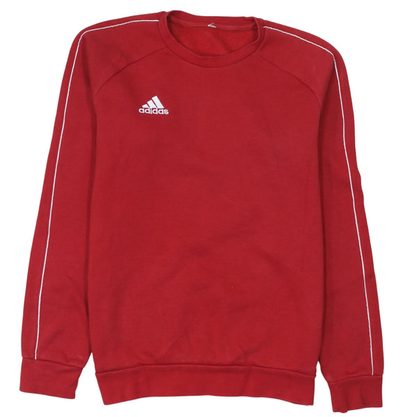 Adidas 90's Lightweight Crew Neck Sweatshirt Medium  Red