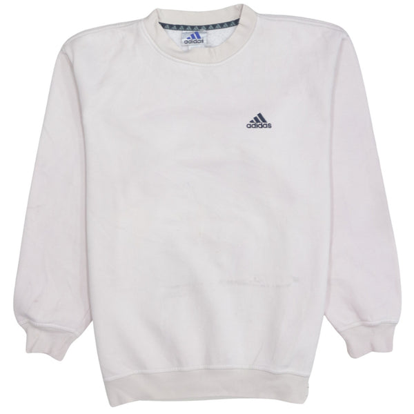 Adidas 90's Lightweight Crew Neck Sweatshirt Medium  Grey
