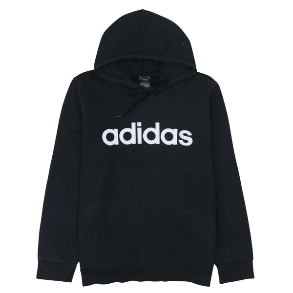 Adidas 90's Spellout Pullover Hoodie XXLarge (2XL) Black