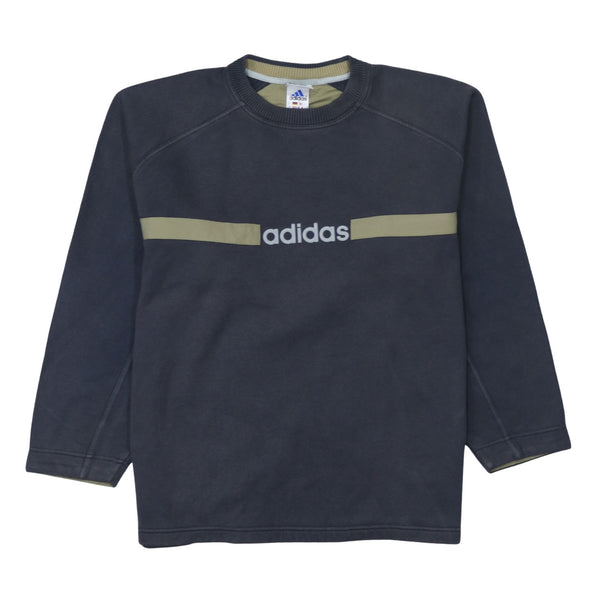 Adidas 90's Lightweight Crew Neck Sweatshirt Medium Grey