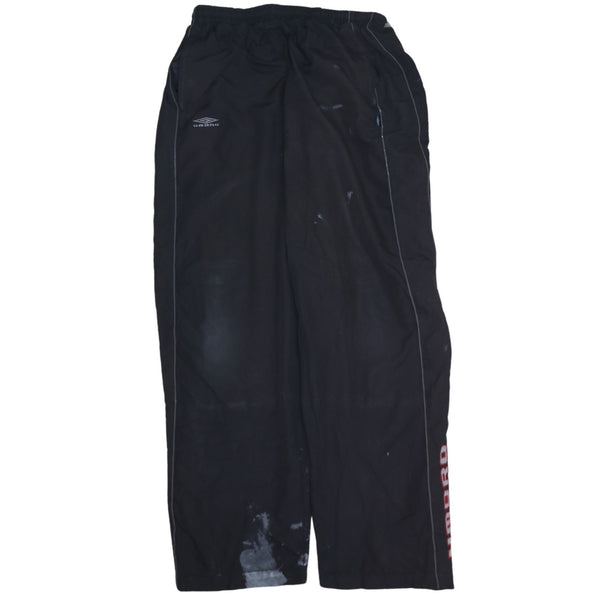 Vintage Umbro 90's Black Baggy Sweatpants Joggers, Men's 36