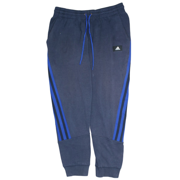 Adidas 90s Navy Blue Joggers Sweatpants Large, Elasticated Waist