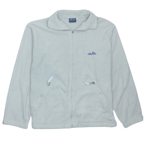 Ellesse 90's Grey Full Zip Hiking Fleece Jumper XL