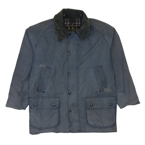 Barbour 90's Heavyweight Vintage Windbreaker Large Blue