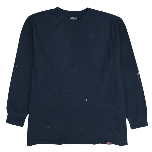 Dickies 90's Plain Crew Neck Sweatshirt XXLarge (2XL) Navy Blue