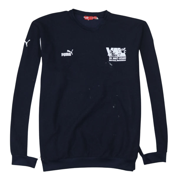 Puma 90's Lightweight Crew Neck Sweatshirt XLarge Navy Blue