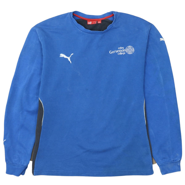 Vintage Puma 90's Black Crew Neck Sweatshirt Medium