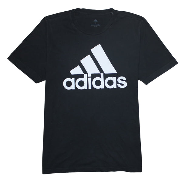 Adidas 90's Spellout Short Sleeves T Shirt Large Black