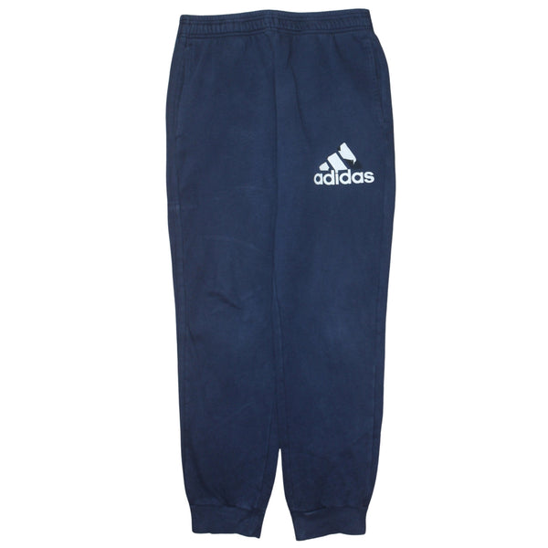 Adidas 90's Elasticated Waistband Drawstrings Casual Joggers / Sweatpants Medium Navy Blue