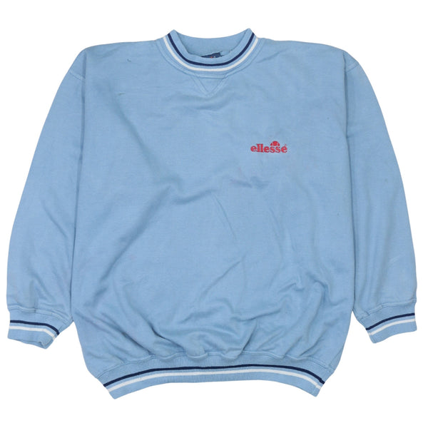 Ellesse 90's Lightweight Crew Neck Sweatshirt XXLarge  Blue