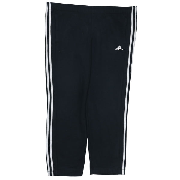 Adidas 90's 3 Stripes Casual Joggers / Sweatpants Large Black