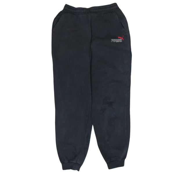 Puma 90's Elasticated Waistband Drawstrings Casual Joggers / Sweatpants XLarge Black