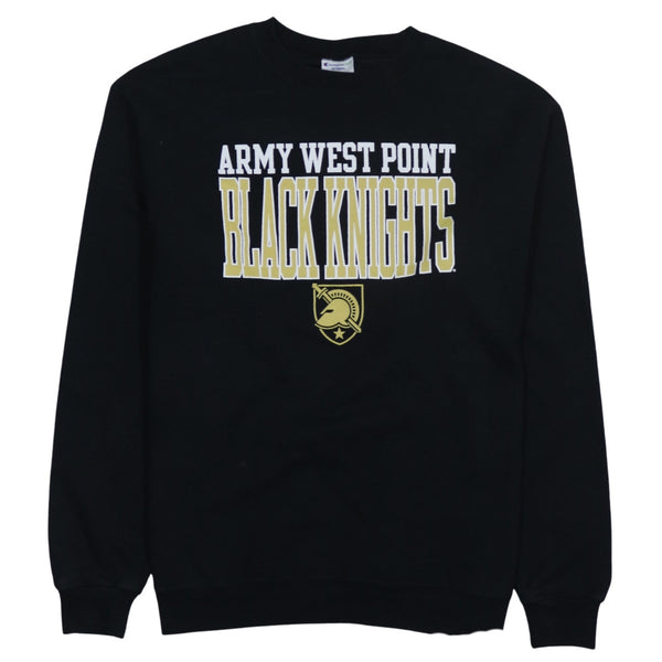 Champion 90's Army West Point Black Knights Crew Neck Sweatshirt XLarge Black