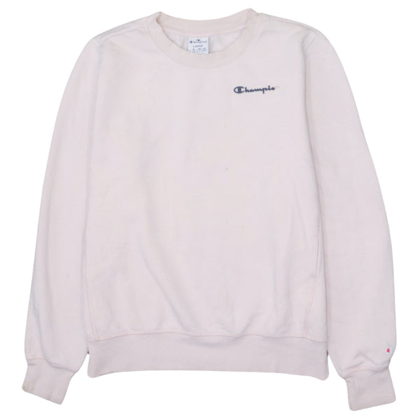 Champion 90's Vintage Pink Heavyweight Crew Neck Sweatshirt Mens L