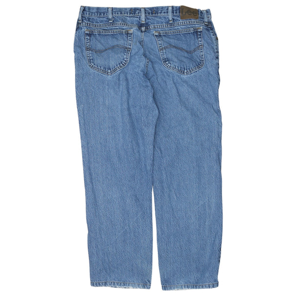 Vintage 90's Lee Men’s Lightwash Baggy Straight Leg Jeans 40 Blue