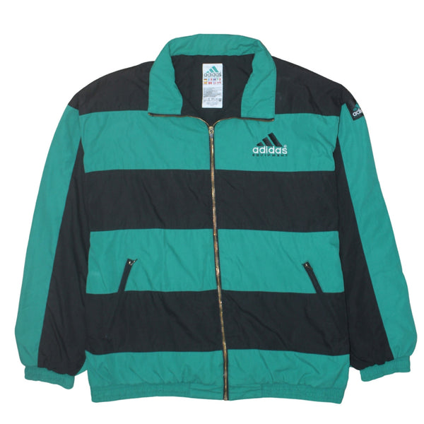 Adidas 90's Lightweight Full Zip Up Windbreaker XLarge Black