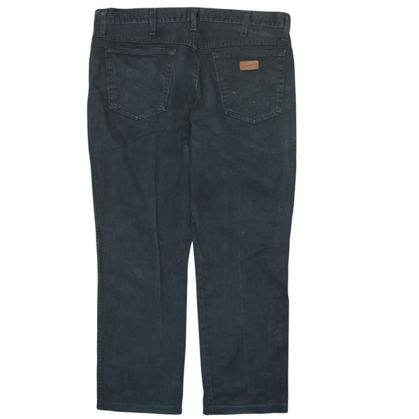 Wrangler 90's Straight Leg Baggy Trousers / Pants 38 Black