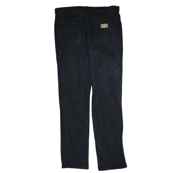 Wrangler 90's Lightwash Straight Leg Baggy Jeans / Pants 36 Black