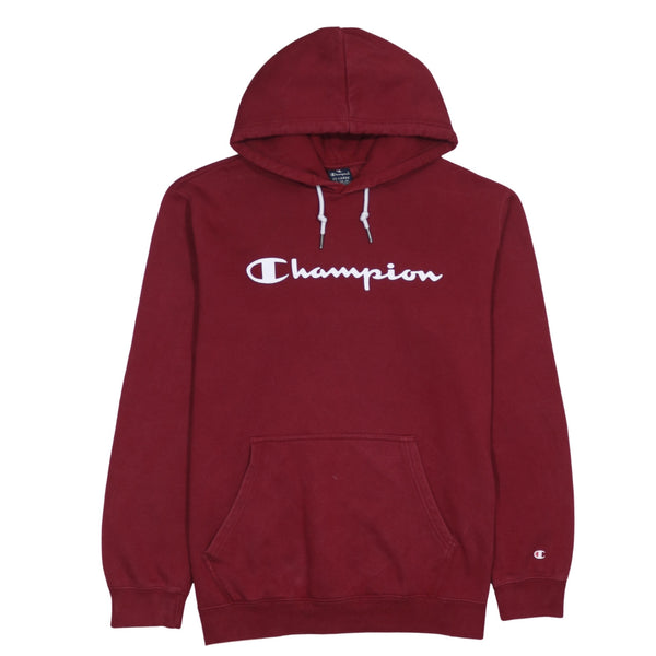 Champion 90's Spellout Pullover Hoodie XXLarge (2XL) Red